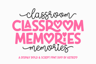 Font Ideas for Capturing Classroom Memories