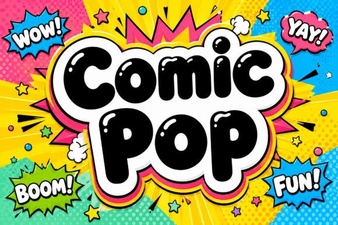Creative Comic Pop Fonts for Design Projects
