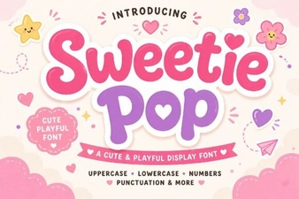 Sweetie Pop Font Projects and Free Download
