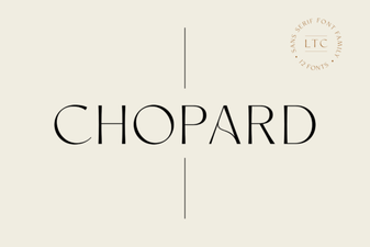 Crafting with Chopard's Luxury Font Style