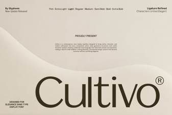 Cultivo Font: Creative Uses & Project Ideas