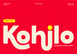 Kohilo Font: Design Ideas for Modern Projects